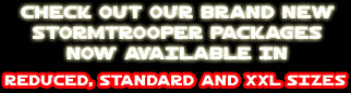 Stormtrooper Costumes Available in Reduced, Standard and XXL Sizes